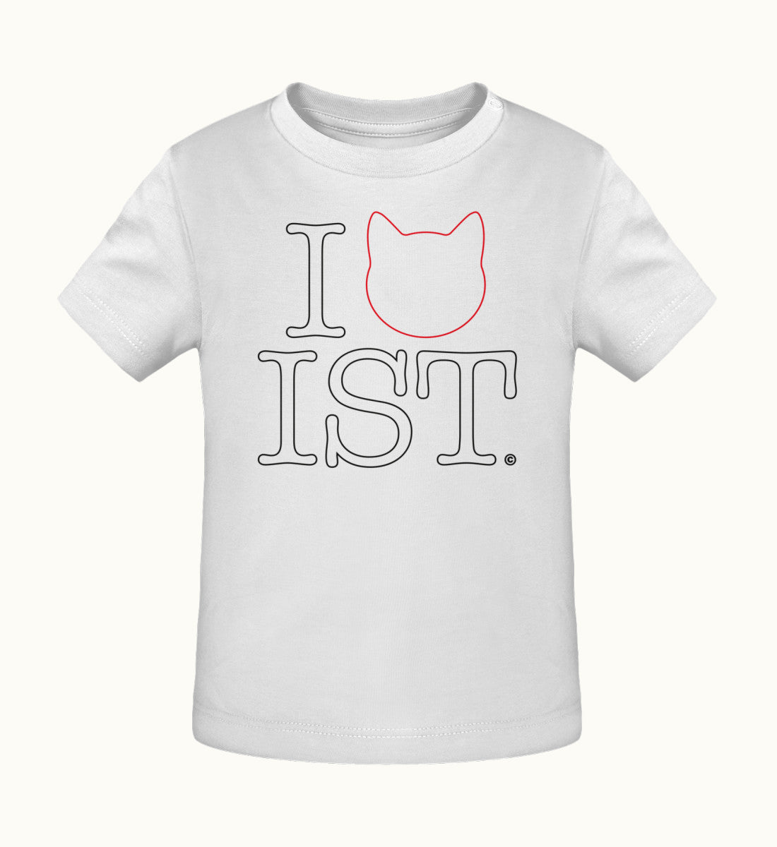 T-Shirt Baby - Big Print Outline