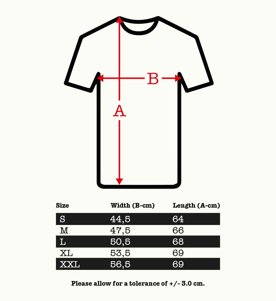 T-Shirt - Small Print Outline